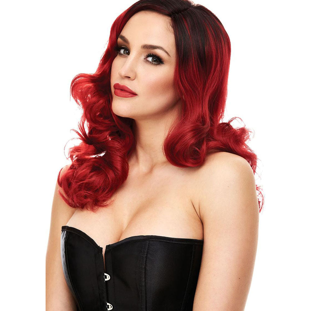 PLEASURE WIGS Candice - Red/Black - Red/Black Wig