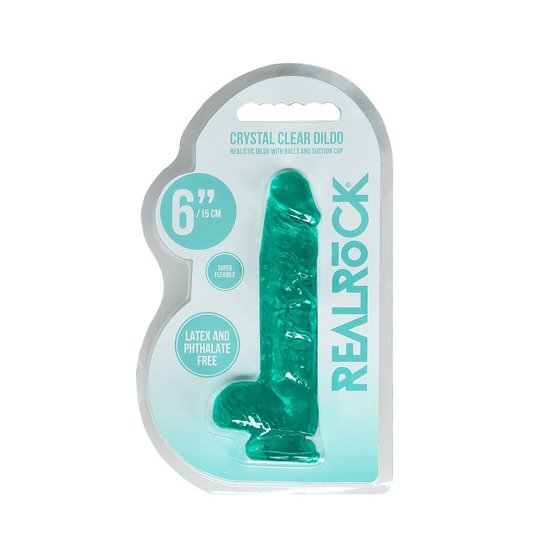 RealRock 6'' Realistic Dildo With Balls