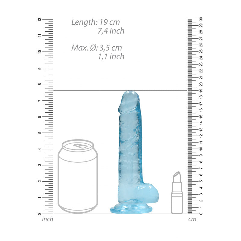 RealRock 7'' Realistic Dildo With Balls