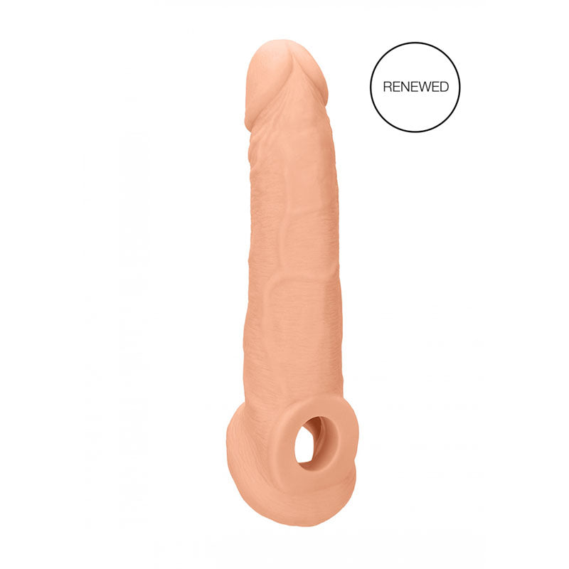 REALROCK 9'' Realistic Penis Extender with Rings