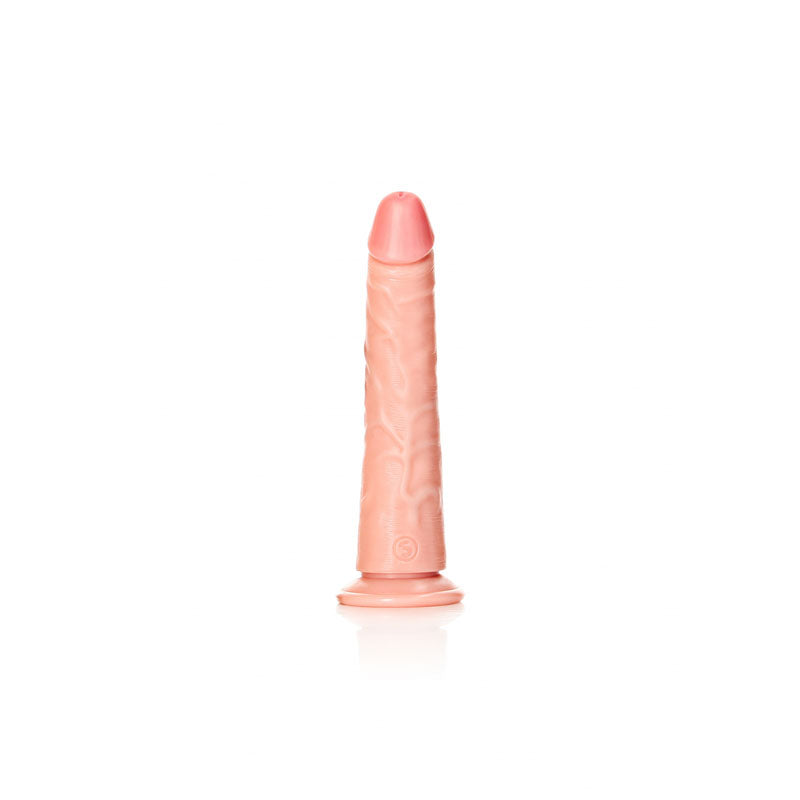 REALROCK Realistic Slim Dildo with Suction Cup - 18cm - Flesh 18 cm (7'') Dong