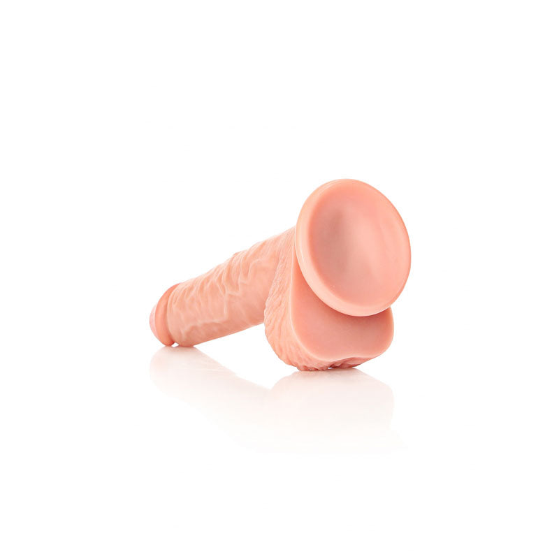 REALROCK Straight Realistic Dildo with Balls - 20.5 cm - Flesh 20.5 cm (8'') Dong