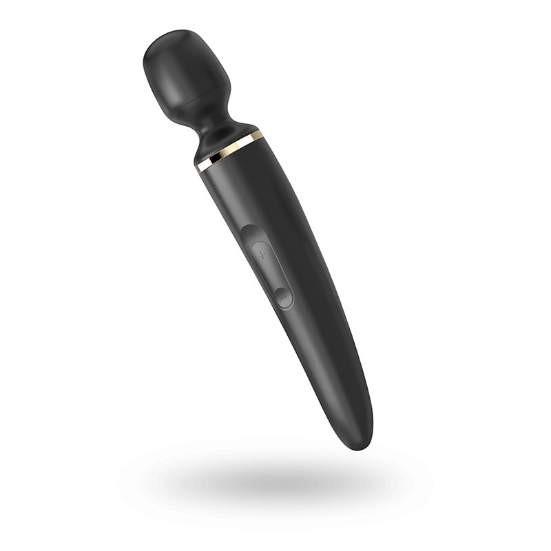 Satisfyer Wand-er Woman - Black USB Rechargeable Massager Wand