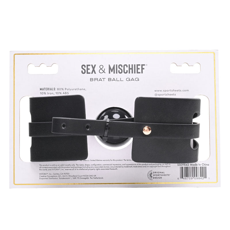 Sex & Mischief Brat Ball Gag