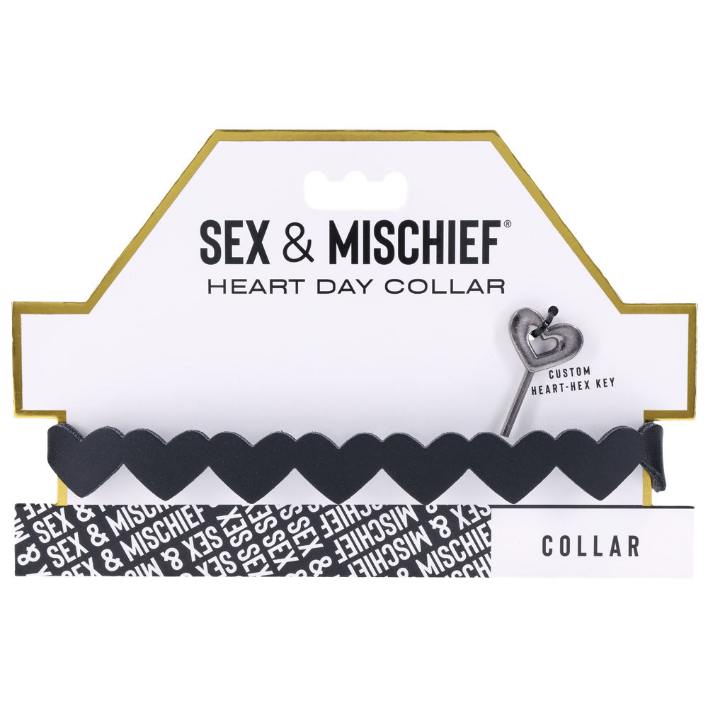 Sex & Mischief Heart Day Collar