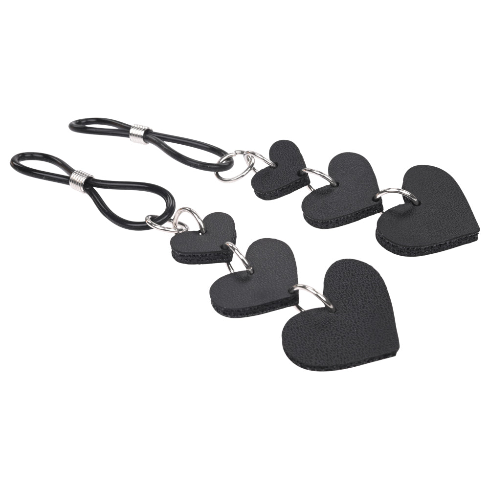 Sex & Mischief Heart Nipple Ties