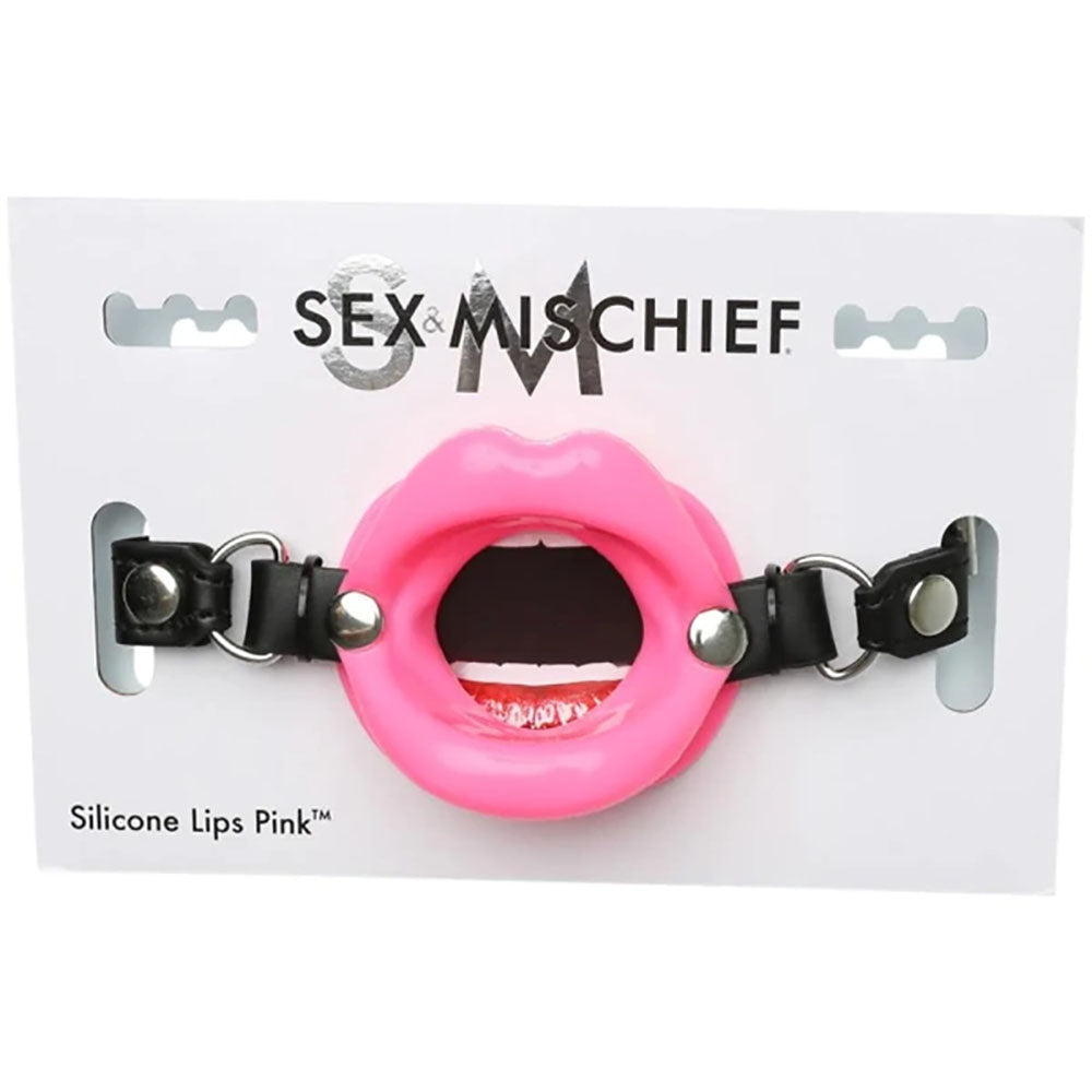 Sex & Mischief Silicone Lips Mouth Gag -