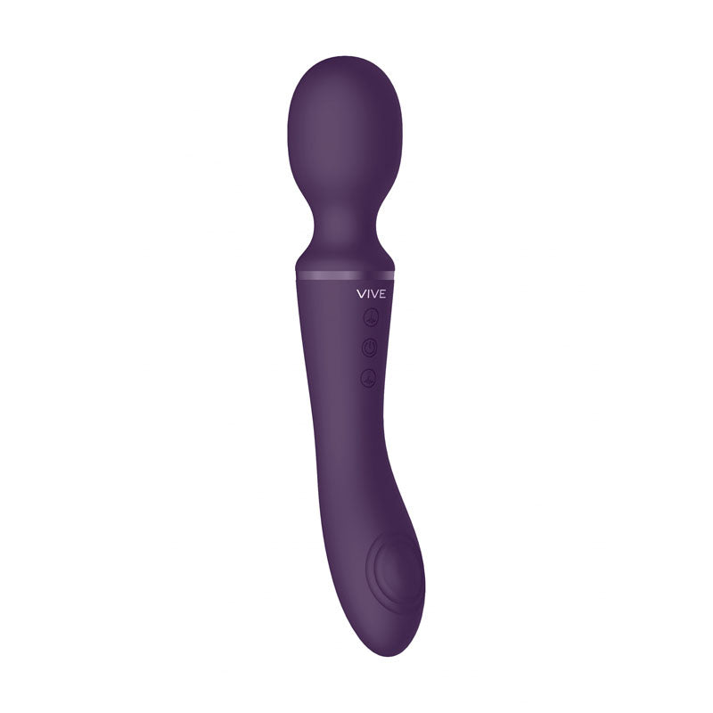 Vive Enora - Purple 22 cm USB Rechargeable Dual Ended Massager Wand