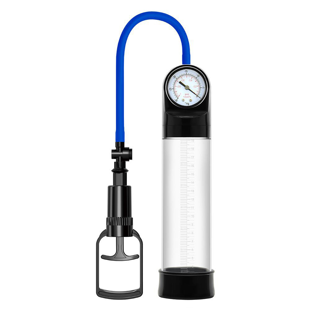 LuvPump ClassiXtra Advanced Power Pump - Clear Penis Pump with Pressure Gauge