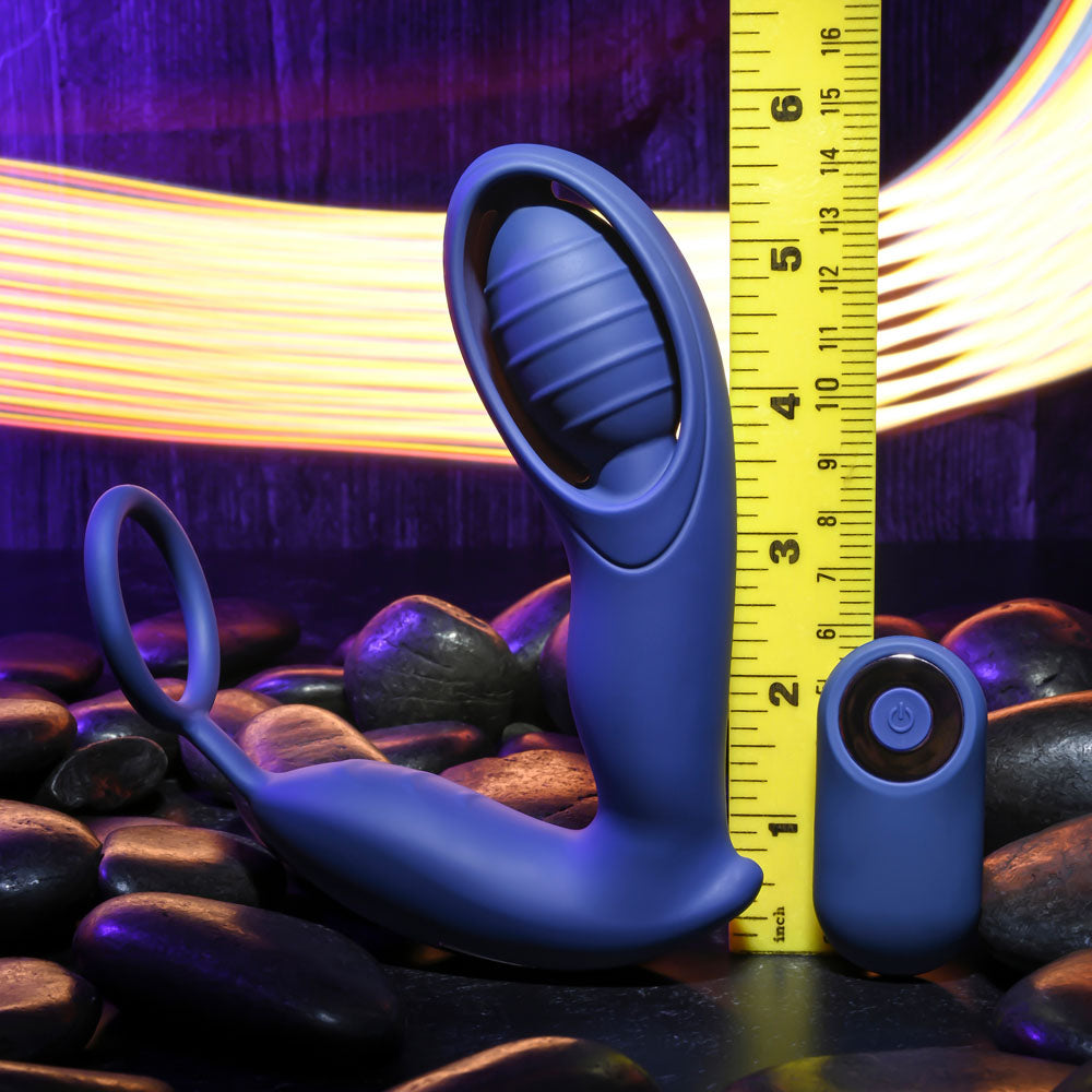 Zero Tolerance EXTRA MILE - Blue USB Rechargeable Vibrating Prostate Massager