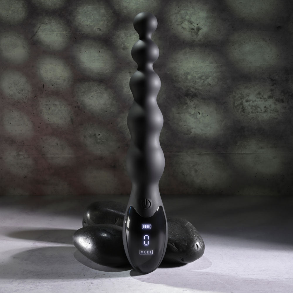 Zero Tolerance BACKDOOR BATON - Black 24 cm USB Rechargeable Vibrating Anal Beads